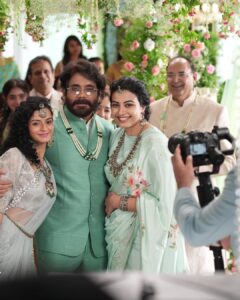 Kavya Shetty Instagram - #BTS from @kalyanjewellers_official shoot with Nag Sir 
#nagarjunaakkineni #gbvijaydirection #kmr  #kavyamanohar

📸 @rainbowmedia_photography