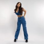Kavya Thapar Instagram - You can call me Blue Barbie or A Denim Doll, Throw anything at me, I can do it all 🪬 Shot by @vaspaan_shroff Makeup | @palak_makeupandhair Hair | @facestories_by_harmankaur Hmu hod | @dishakhannaartistry Wearing | @shopheymissy Jewellery | @radhikaagrawalstudio Styling | @sakshi312 Styling assistants | @kinjal_maru04 @sanjamkaur92 Agency | @runwaylifestyl @varunkatoch06 @jaikishenraheja ✨ India