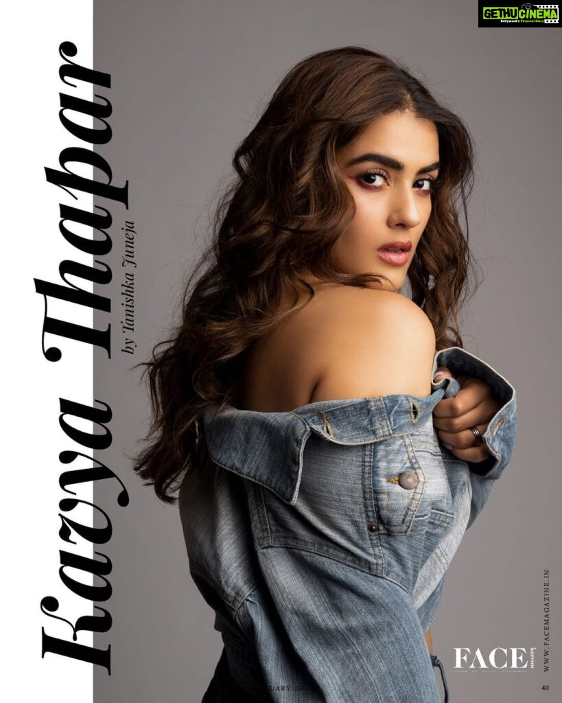 Kavya Thapar Instagram - @kavyathapar20 made her debut in a Telugu movie and has been recently seen in #Farzi . We got to know about her journey in an exclusive interview. Click on the link in bio to catch up on what she said. #FaceMagazine #KavyaThapar #Actor #Bollywood #Tollywood #Exclusive #Interview #DigitalMagazine #Explore