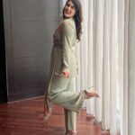 Kavya Thapar Instagram - Just feeling pretty af 🥰✨ #promotions #pichaikkaran2 #bichagadu2 Wearing : @mavishofficial_ Styling - @anushaa13 HMU - @winsome_studios