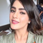 Kavya Thapar Instagram - Just feeling pretty af 🥰✨ #promotions #pichaikkaran2 #bichagadu2 Wearing : @mavishofficial_ Styling - @anushaa13 HMU - @winsome_studios