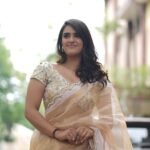 Kavya Thapar Instagram - For the Press Meet of #PICHAIKKARAN2 in Chennai ✨ Wearing : @weaveinindia Styled by : @anushaa13 @lavanya_desigan HMU : @hariprasad_mua Chennai, India