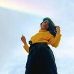Lakshmi Menon Instagram - There is voice that doesn’t use words,Listen -Rumi Photographed by 🙋🏻‍♀️ Edit: @an.x.and #lakshmimenon #skyphotography #skylovers #quietthechaos #discoverportrait #portrait_perfection #tamil #mallugram #malayali