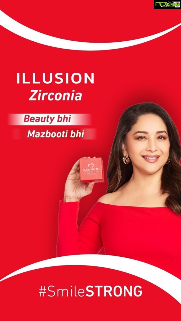 Madhuri Dixit Instagram - I understand, when it comes to choosing a Dental Crown, dil dhak dhak karne lagta hai. 😅 But don’t worry, just ask your Dentist for Illusion Zirconia Dental Crowns, recommended by thousands of Dentists across the world! Now you can get custom-made Dental Crowns for all your teeth! 🦷 . . . #SmileSTRONG #IllusionZirconia #BeautyBhiMazbootiBhi #ZirconiaDentalCrown #AskYourDentist #IllusionDentalLab #dentistry #dental #madhuridixit #teeth #dentist #madhuridixitnene #veneers #orthodontics #tooth #dentalstudent #dentalcare #emax #cosmeticdentistry #smiledesign #dentalhygiene #dentalassistant #dentistrylife #medschool #dentalschool #smilemakeover #oralhealth #filler #smile #dentaltechnician