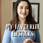 Madhuri Dixit Instagram - Obsessed with the vibrant hues of all my go to lipsticks 💄🥰 Finding new lipstick shades to try is my favourite thing to do! Drop the shades you think I should try below 👇💋 #friday #friyay #reels #reelsinstagram #lipstick #favouritelipsticks #explore #explorepage