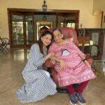 Madhuri Dixit Instagram - Woke up this morning to find Aai’s room empty. It feels surreal.She taught us to embrace and celebrate life.She gave so much to so many people. We will miss her dearly but she will live on in our memories. Her wit, positivity and grace were infectious. We will celebrate her life together through our memories. Om shanti om.