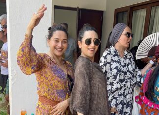 Madhuri Dixit Instagram - Dance of E̶n̶v̶y̶ Friendship ✅🧡✨🤗 #dtph #dancepartner #forever