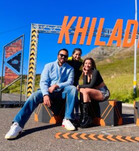 Madhuurima Instagram - With the one and only lion @itsrohitshetty 😍😍

@colorstv  #khatronkekhiladi13 #khatronkekhiladi 
#kkk13