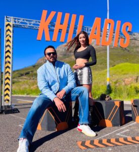 Madhuurima Instagram - With the one and only lion @itsrohitshetty 😍😍

@colorstv  #khatronkekhiladi13 #khatronkekhiladi 
#kkk13