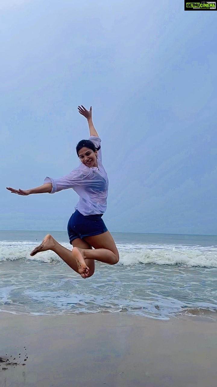Madonna Sebastian Instagram - Twirl huddle hustle repeat #beach #beachchild @jaindavid 📽️
