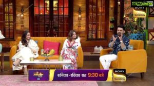 Mahima Chaudhry Instagram - Iss weekend raat 9:30 baje, #SonyEntertainmentTelevision par #TheKapilSharmaShow mein, Kappu ke ghar aane wale hain #ManishaKoirala ji aur #MahimaChaudhry ji aapke shaam ki raunak badhaane!😍🤩

@kapilsharma @m_korirala @mahimachaudhry1 @kikusharda 

#TKSS