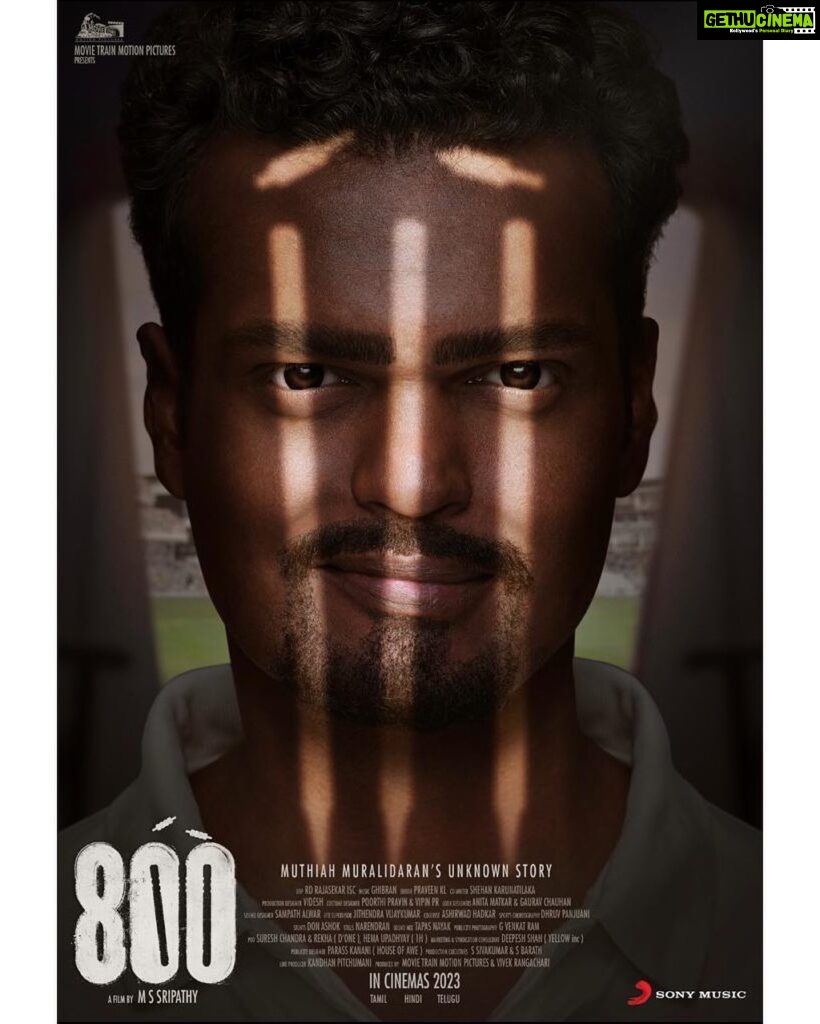 Mahima Nambiar Instagram - The untold story of #muthiahmuralidaran 🏏 #HBDMuthiahMuralidharan @mad.mittal #MSSripathy @mahima_nambiar @rdrajasekar.isc @ghibranofficial @praveenkl @movietrainmp #800themovie #800motionposter