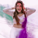 Mahima Nambiar Instagram - Happy holi from me to you 😘 📸 @shabarivalappil #happyholi #colors #festival #holi #happiness