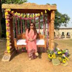 Malavika Instagram - presenting your royal highness❣️ Neemrana Tijara Fort Palace