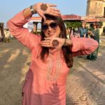 Malavika Instagram - presenting your royal highness❣️ Neemrana Tijara Fort Palace