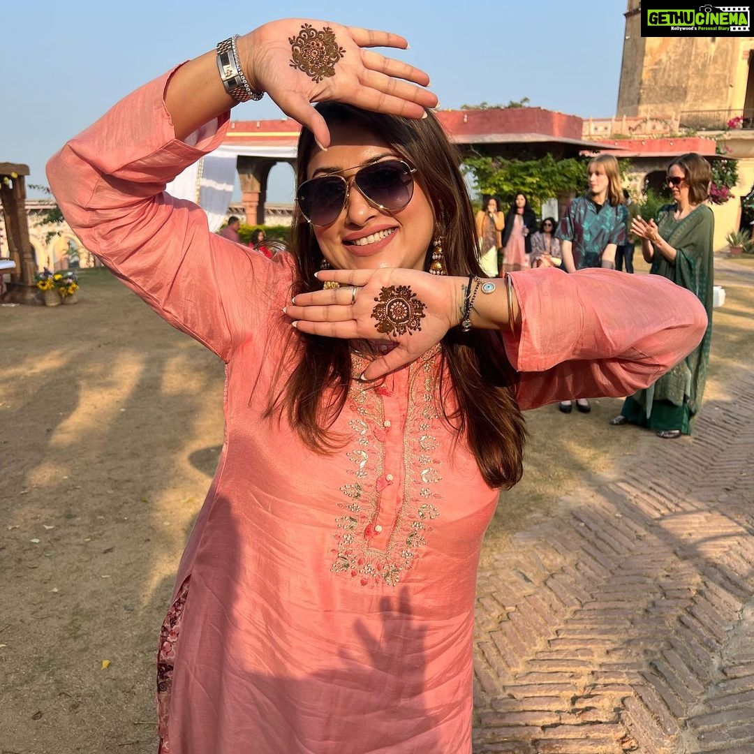 Malavika Instagram - presenting your royal highness❣️ Neemrana Tijara Fort Palace
