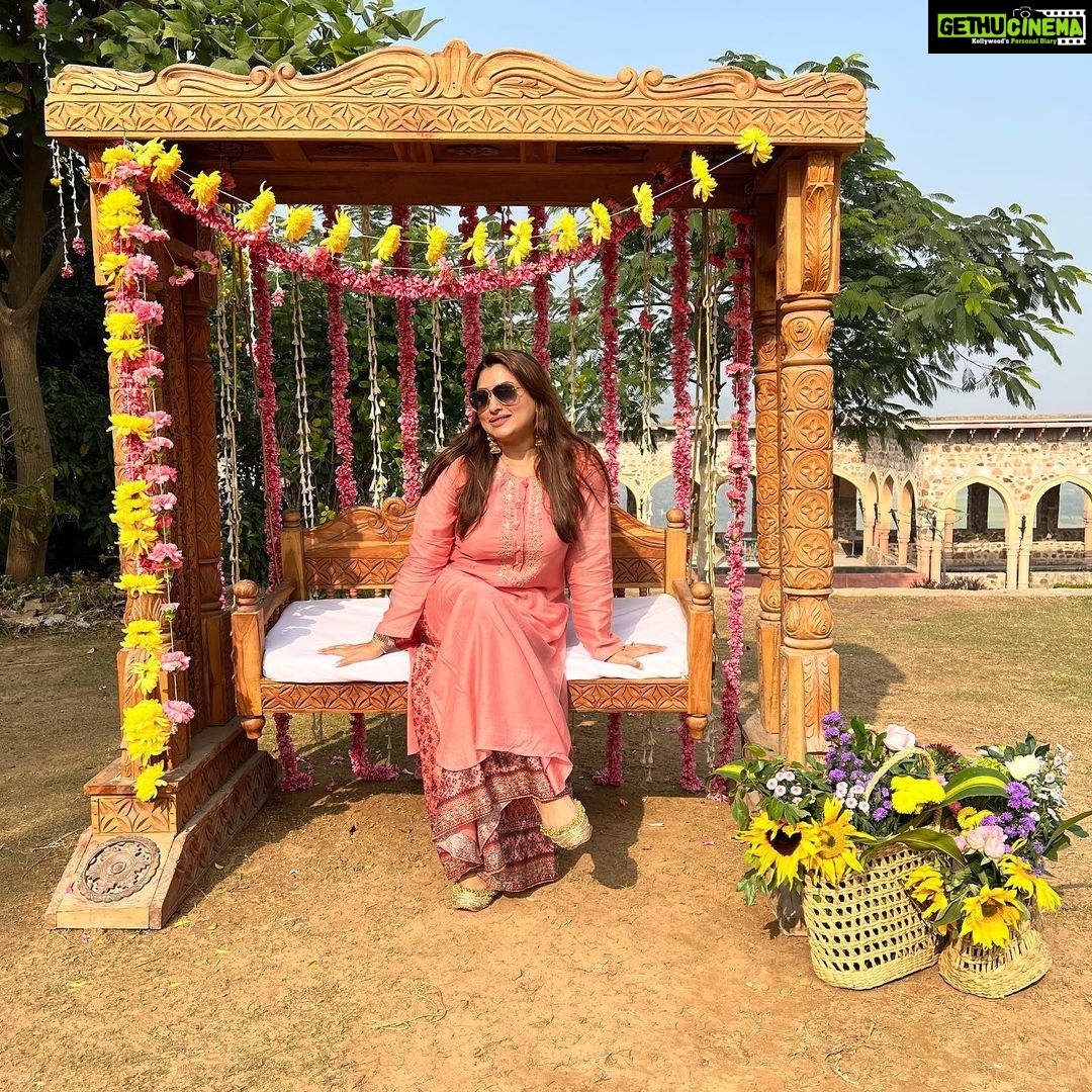 Malavika Instagram - presenting your royal highness❣️ Neemrana Tijara Fort Palace