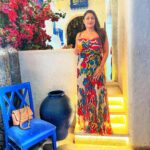 Malavika Instagram - View yourself as luxury 💙 Opa Greek Restaurant