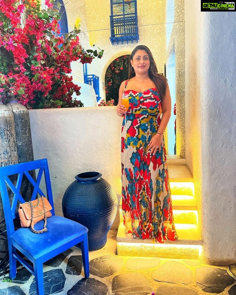 Malavika Instagram - View yourself as luxury 💙 Opa Greek Restaurant
