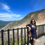 Malavika Instagram - Lost in the beauty of this breathtaking view⛰️ Ōwakudani