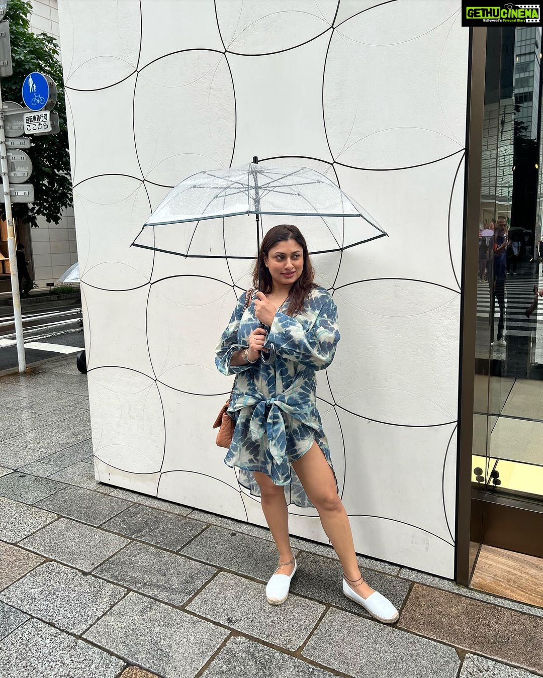 Malavika Instagram - When raindrops and fashion collide, magic happens. ☔️💕 Ginza, Tokyo