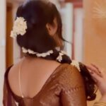Malavika Menon Instagram - ♥️♥️🤎 Saree : mine Mua @oniro_beautysalon
