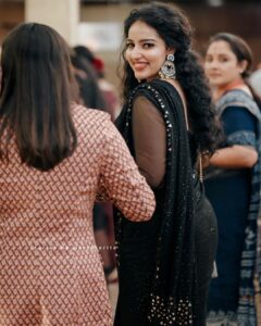 Malavika Menon Instagram - #ammageneralbodymeeting #2023 #cochin ⭐️🌟⭐️ Mua @sreegeshvasan_makeupartist Wearing @jasofashions Shot @jithin_verito , @byhappykalyan