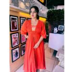 Malavika Menon Instagram - Oh orange 🍊 Mua @unboxunisexsalon Wearing @jasofashions