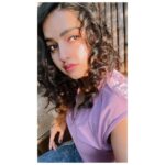 Malavika Menon Instagram - Too glam to give a damn ⚡️❤️ #instagood #instagram #purple #pride #month #love #peace #harmony