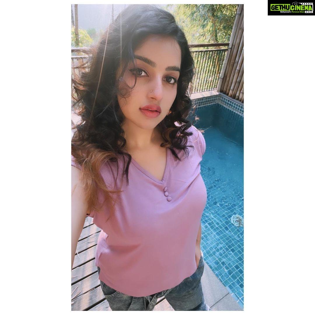 Malavika Menon Instagram - Too glam to give a damn ⚡️❤️ #instagood #instagram #purple #pride #month #love #peace #harmony