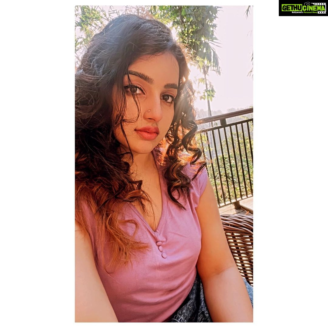 Malavika Menon Instagram - Too glam to give a damn ⚡️❤️ #instagood #instagram #purple #pride #month #love #peace #harmony
