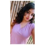 Malavika Menon Instagram - Too glam to give a damn ⚡️❤️ #instagood #instagram #purple #pride #month #love #peace #harmony