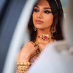 Meenakshi Chaudhary Instagram – Showing the pop of rainbow 🌈 that I am 🤓🤌🏽
Wearing beautiful work of art jewellery by @kishandasjewellery 
Styled by the coolest @rashmitathapa 
In this beautiful outfit by @saundhindia 
The make up in this entire shoot was just so 🥹🤌🏽✨❤️❤️ thank you @boithoque  for making me look like a qweennn 🥰 and ofcourse captured so beautifully by the best @pranav.foto 📸🥹❤️