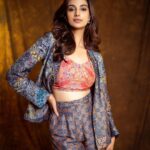 Meenakshi Chaudhary Instagram - Suit yourself 😉😎 📸 @pranil_chintewar Styled by - @riechamallick Outfit by - @saundhindia Hmua - @makeuphairbyrahul