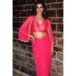 Meenakshi Chaudhary Instagram - 🌸🌸 Styled by - @riechamallick Outfit by - @akarabyshruthi Muah by - @thimmappa180