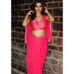 Meenakshi Chaudhary Instagram - 🌸🌸 Styled by - @riechamallick Outfit by - @akarabyshruthi Muah by - @thimmappa180