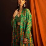 Meenakshi Chaudhary Instagram – 🍀🥑🌳🐢
.
.
.

Shot by – @akshay.rao.visuals 
Styled by – @riechamallick
Outfit by – @saundhindia
Jewellery by – @karnikajewelshyd
Hmua – @makeuphairbyrahul