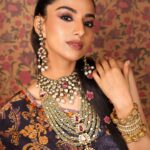 Meenakshi Chaudhary Instagram - The ponytail saga ☘️ 🐞 📸 @pranav.foto Styling @rashmitathapa Muah @boithoque Outfit @saundhindia Jewellery @kishandasjewellery