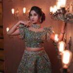 Meghana Lokesh Instagram - Feel a spark?? Chase it !! . 📸 @narsappa_photography Hair stylist : @lovemyselfsowmya MUA : @brunda_mua Jewellery: @vibhajewellers Location : @thefotogarage Dress : @aishwarya.madhumika_label Hyderabad