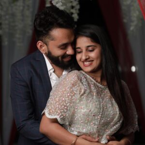Meghana Lokesh Instagram - Photographer wanted us to try some cute couple poses, swipe right to see how we spoiled his idea 😛😄 
.
.
.
.
#coupleshoot #couplephotography #lovequotes #instagood 
#goodtimes #happyday