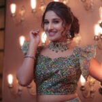 Meghana Lokesh Instagram - Feel a spark?? Chase it !! . 📸 @narsappa_photography Hair stylist : @lovemyselfsowmya MUA : @brunda_mua Jewellery: @vibhajewellers Location : @thefotogarage Dress : @aishwarya.madhumika_label Hyderabad