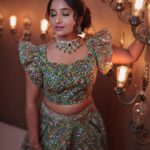 Meghana Lokesh Instagram - Feel a spark?? Chase it !! . 📸 @narsappa_photography Hair stylist : @lovemyselfsowmya MUA : @brunda_mua Jewellery: @vibhajewellers Location : @thefotogarage Dress : @aishwarya.madhumika_label Hyderabad
