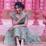 Meghana Lokesh Instagram - Why is pink so pretty ?? 💕🌸🎀👛 Captured by: @narsappa_photography Location : @thefotogarage Outfit : @aishwarya.madhumika_label MUA : @brunda_mua Hair by : @lovemyselfsowmya Jewellery : @vibhajewellers Hyderabad