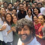 Nadhiya Instagram - All smiles after the release of #Antesundaraniki today ❤️🎬👍🏽💕 @vishnuviv @nameisnani @nazriyafahadh @nikethbommi @tanviram @lathathevegan @mythriofficial