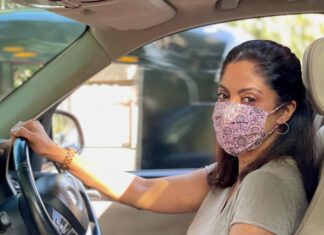 Nadhiya Instagram - With Omicron numbers soaring, let’s do what we can. Stay safe 😷 #covid #maskup #staysafe Mumbai, Maharashtra