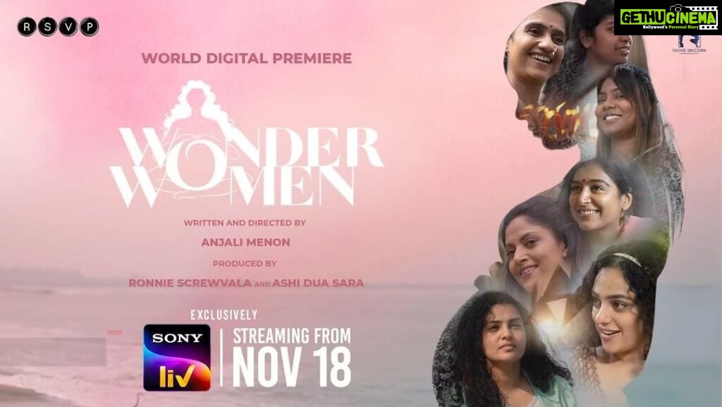Nadhiya Instagram - Wonder Women- A tale of pregnant women who meet at a prenatal class and stumble on far more than they expect! Writer director Anjali Menon brings together a wonderful cast for “Wonder Women” streaming on Sony LIV from Nov 18th. #thewonderbegins #WonderWomen #sonyLIV #WonderWomenOnSonyLIV