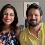Nakul Instagram - Happy Women’s Day Fam 🌸 Jamming in Sunlight about the moonlight 😄 Also the reason why we don’t get to sing more often is, Akira has to be a part of every conversation and the Amore is going through growth spurt and constantly nursing 🥲 #khulbeetails #khulbee #nakkhulsrubee #amateursingers #guitarcoversong