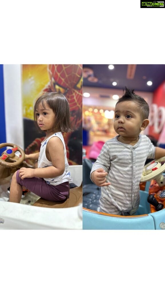 Nakul Instagram - 3 days back Akira & Amore got their first ever haircut together and @actornakkhul and I had this moment where we could not contain our emotions. That they’ve both grown so much and this would be the first of many such moments ! We knew Amore getting a haircut might not be much of a hassle but we knew Akira would need to be prepped. A week prior to this, we kept showing her few videos of haircuts and kept explaining to her what would happen. Finally when the day came and we took her with fingers crossed, she just sat there and cooperated like an angel ! She went home and even kept admiring herself ! 🥹🥹🥹 #khulbee #khulbeetails #khulbaebees #myakira #myamore #firsthaircut