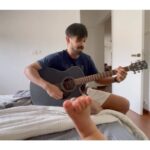 Nakul Instagram - This is for my July & August babies 🥰 Just so you know y’all come after June Babies 😋 Go Gemini’s But my August baby got sleepy and wanted to feed as @srubee was taking this video. She had her own ways to bless the video as well 😂 #nakkhulsrubee #myakira #khulbee #khulbeetails #khulbaebee #guitarcover #mydaughter #junejulyaugust #chennaimusicals #kepmaguitarsindia #geminileo @kepmaguitars