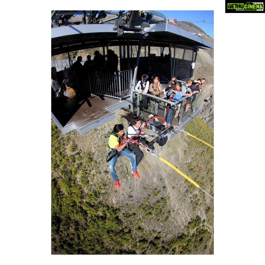 Nakul Instagram - Look what I found. Blast from the past .. we decided to go Bungee & swing on the world largest swing. One off the bucket list! Look at madam @srubee’s terrified reaction. .. So @actornakkhul - did you? Hell yes! We shat our bricks so hard that we burned crazy calories 🤪 . . #bungyjump #nevisswing #khulbaebee #bucketlist #bucketlistadventures #anniversarytrip #2017 Aj Hackett Nevis Swing (300M)
